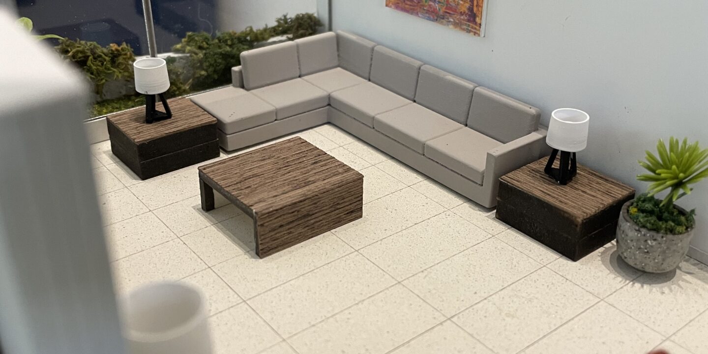 Sala y comedor cancun maqueta de detalle kido kerse